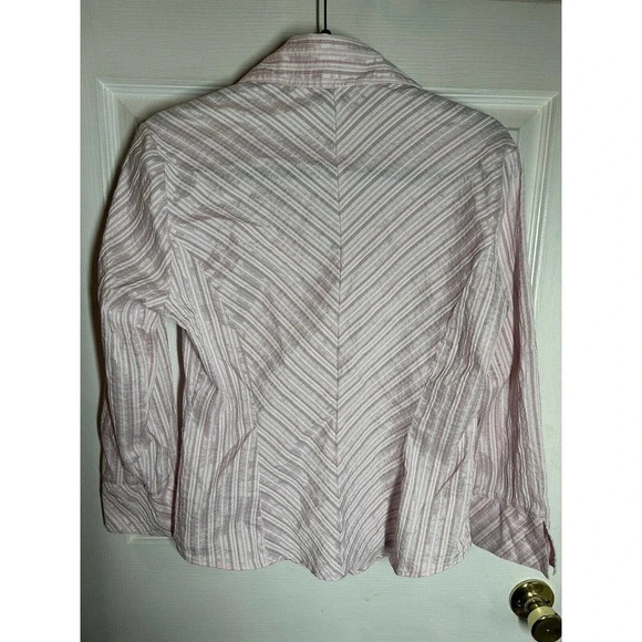 Sandra Ingush Women’s Button Down Tailored Top Size 10 - Picture 7 of 8
